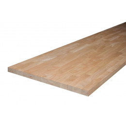 Panneau lamellé-collé Hévéa 44x1100 L.3m