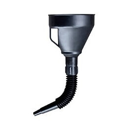 Entonnoir Noir Grand Public Flexible À Bec Souple - Ø 140 Mm