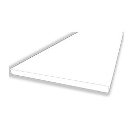 Plan de travail CPL 4 chants Blanc 1200x640x28mm