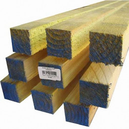 Chevron Raboté Epicéa traité 70x70mm L.3m