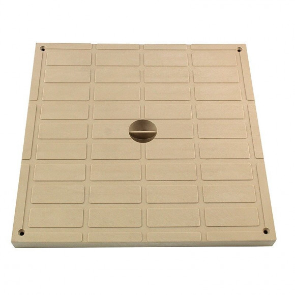 Tampon léger pour regard 300x300mm sable