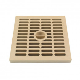 Grille légère pour regard 200x200mm sable
