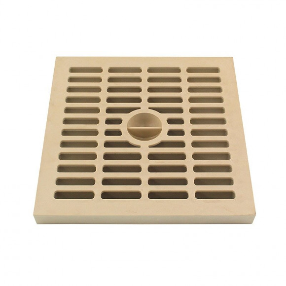 Grille légère pour regard 200x200mm sable