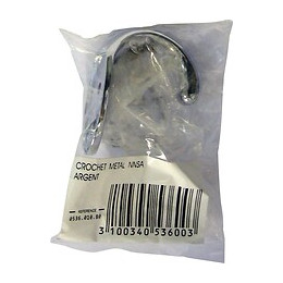 Crochet Métal Argenté