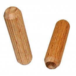Blister de 20 tourillons en hêtre 10x40mm