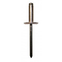 Blister de 25 rivets en alu 4.8x11mm