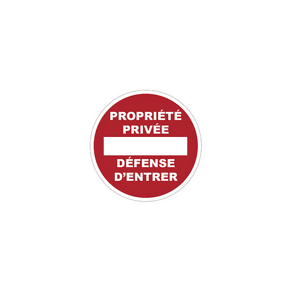 Panneaux propriété privée d.28