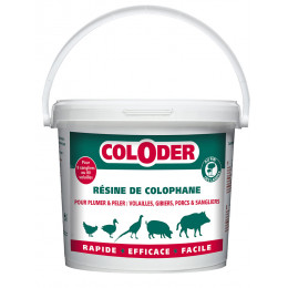 Coloder poudre pour plumer et peler  seau 3,5 kg