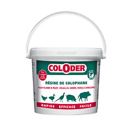 Coloder poudre pour plumer et peler  seau 3,5 kg