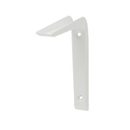 Equerre décorative cantilever blanche 12x15cm