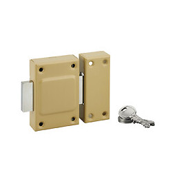 Verrou sans bouton cylindre 21x40mm 3 clés
