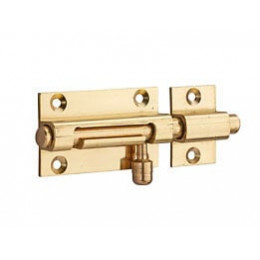 Targette 50 laiton pêne rond