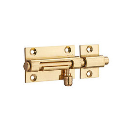 Targette 50 laiton pêne rond