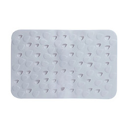 Tapis de sécurité SPIRELLA Drop antidérapant blanc 35 cm x 54 cm