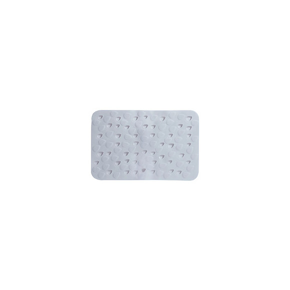 Tapis de sécurité SPIRELLA Drop antidérapant blanc 35 cm x 54 cm