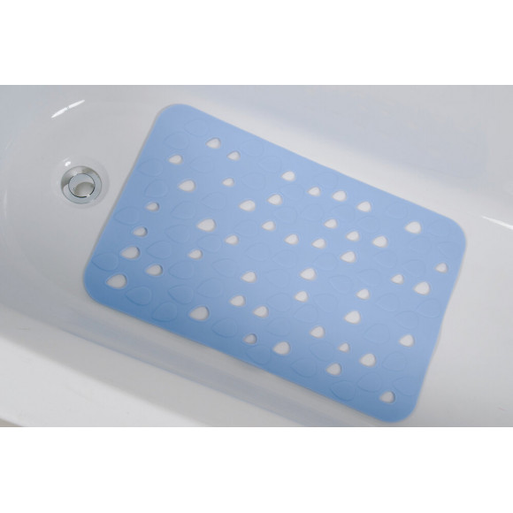 Tapis de sécurité pour baignoire SPIRELLA en PVC bleu