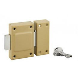 Verrou sans bouton cylindre 21x40mm 3 clés