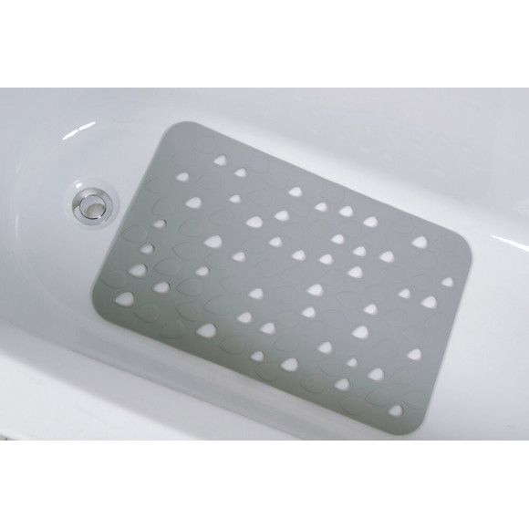 Tapis de sécurité pour baignoire SPIRELLA en PVC gris