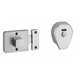 Verrou rectangulaire a voyant pour WC