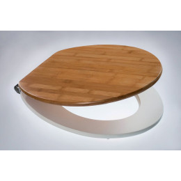 Abattant WC Oslo bois compressé et bambou