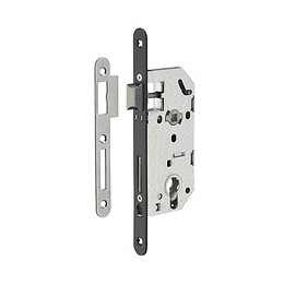 Boitier serrure encastrer axe 40mm cylindre réversible