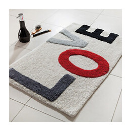 Tapis de bain Words lovely 50x80cm