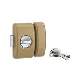 Verrou capot bouton cylindre 23x45mm 4 clés réversibles