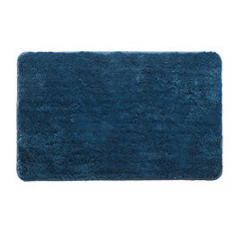 Tapis de bain Silk bleu 50x80cm