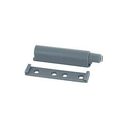 Push to open gris à coller/à visser 80x14x16 - 6 pièces