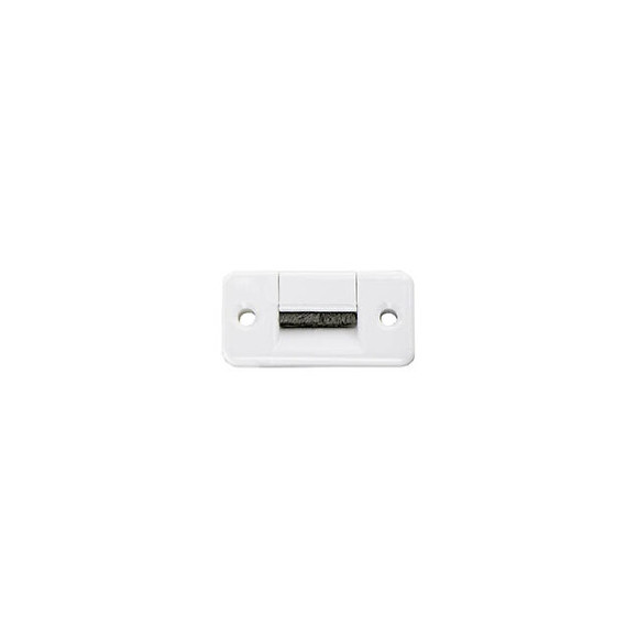 Guide pour sangle largeur 15mm - 22x45mm blanc - 1 pièce