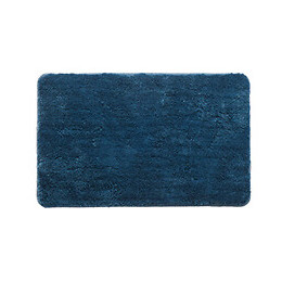 Tapis de bain Silk bleu 50x80cm