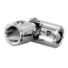 Cardan rond /rond 12 acier nickelé - 1 pièce
