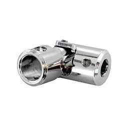 Cardan hexagonal 7 /rond 12mm acier nickelé - 1 pièce