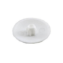 Cache vis plastique blanc diamètre 4mm - 20 pièces