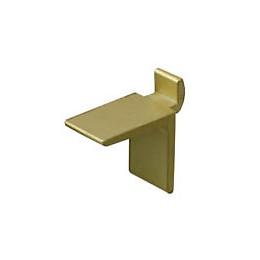 Taquet pour crémaillère aluminium doré 22mm - 8 pièces