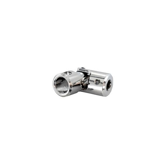 Cardan hexagonal 7 /rond 12mm acier nickelé - 1 pièce