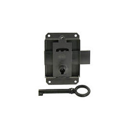 Serrure universelle à patte acier poli 25mm - 1 pièce