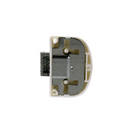 Serrure universelle plastique blanc 20mm - 1 pièce