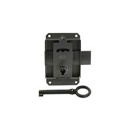 Serrure universelle à patte acier poli 25mm - 1 pièce