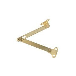 Compas genouillère acier laitonné 140mm - 1 pièce