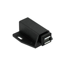 Loqueteau magnétique à pression 10kg noir - 1 pièce