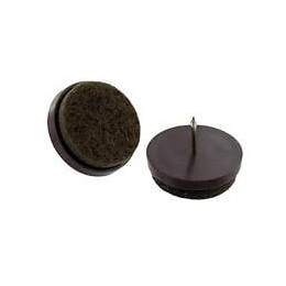 Patin feutre d.25mm marron à clouer - 4 pièces