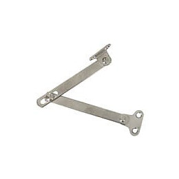 Compas genouillère acier nickelé 150mm - 1 pièce