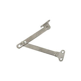 Compas genouillère acier nickelé 150mm - 1 pièce