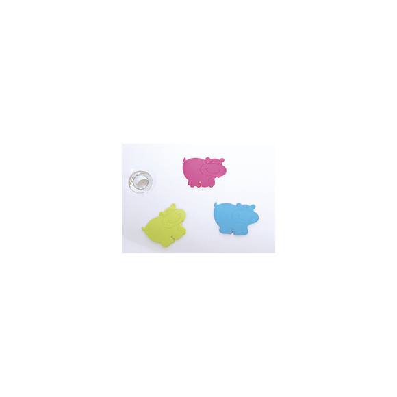 6 motifs SPIRELLA Hippo antidérapants assortis