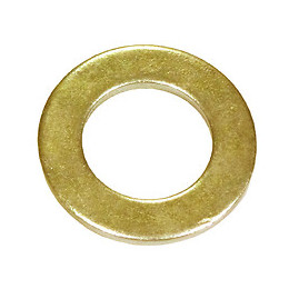 14 rondelles étroites laiton 6mm