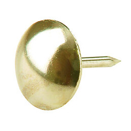 15 clous d'ameublement laiton 9.5mm