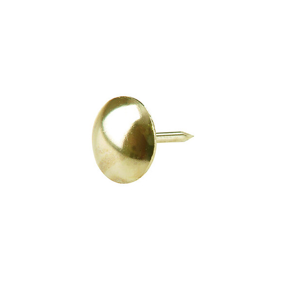 15 clous d'ameublement laiton 9.5mm