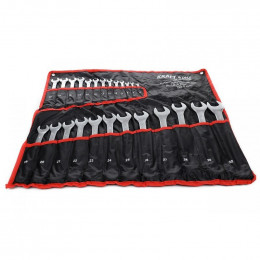 Dcraft - Jeu De Clés Mixtes - 25 Clés - Dimensions De 6 À 32 Mm, 30 Mm Et 32 Mm - Clés Mixtes - Noir