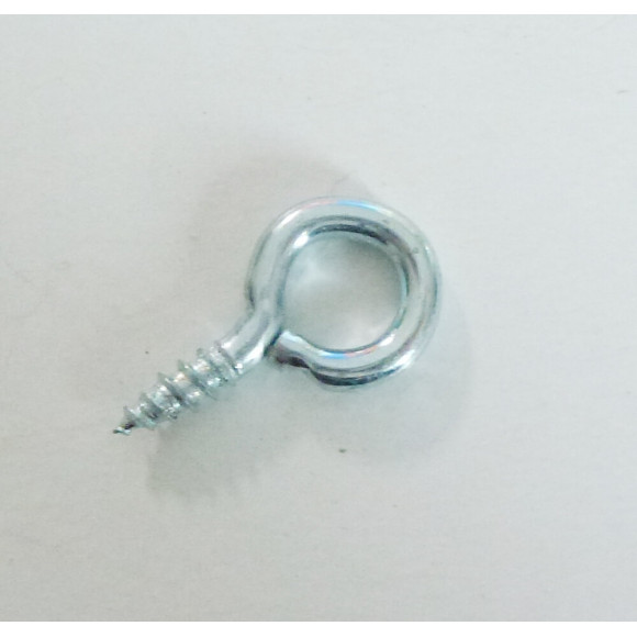 6 pitons à vis avec tige acier zingué 3.5x12mm